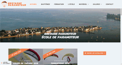 Desktop Screenshot of bretagne-paramoteur.com