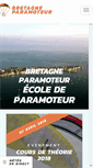 Mobile Screenshot of bretagne-paramoteur.com